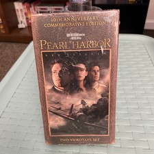 Pearl Harbor VHS 2001 2-Tape Set 60th Anniversary