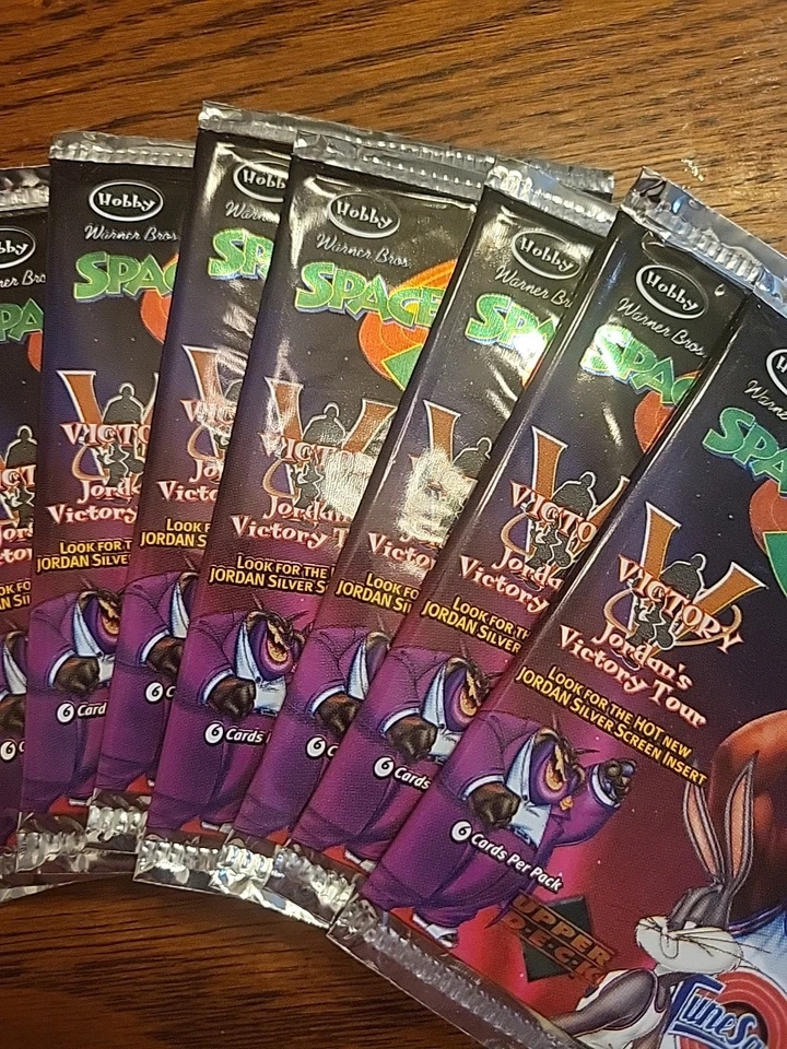 8 paquetes de paquetes Space Jam sin abrir Foto 3 de 4