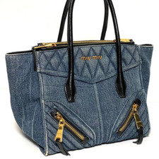 Miu Miu Shoulder Bag Denim Exterior Bags & Handbags for Women for