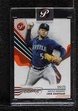 2024 Topps Pristine Orange Pulsar Refractor 4/25 Luis Castillo #246 11o2
