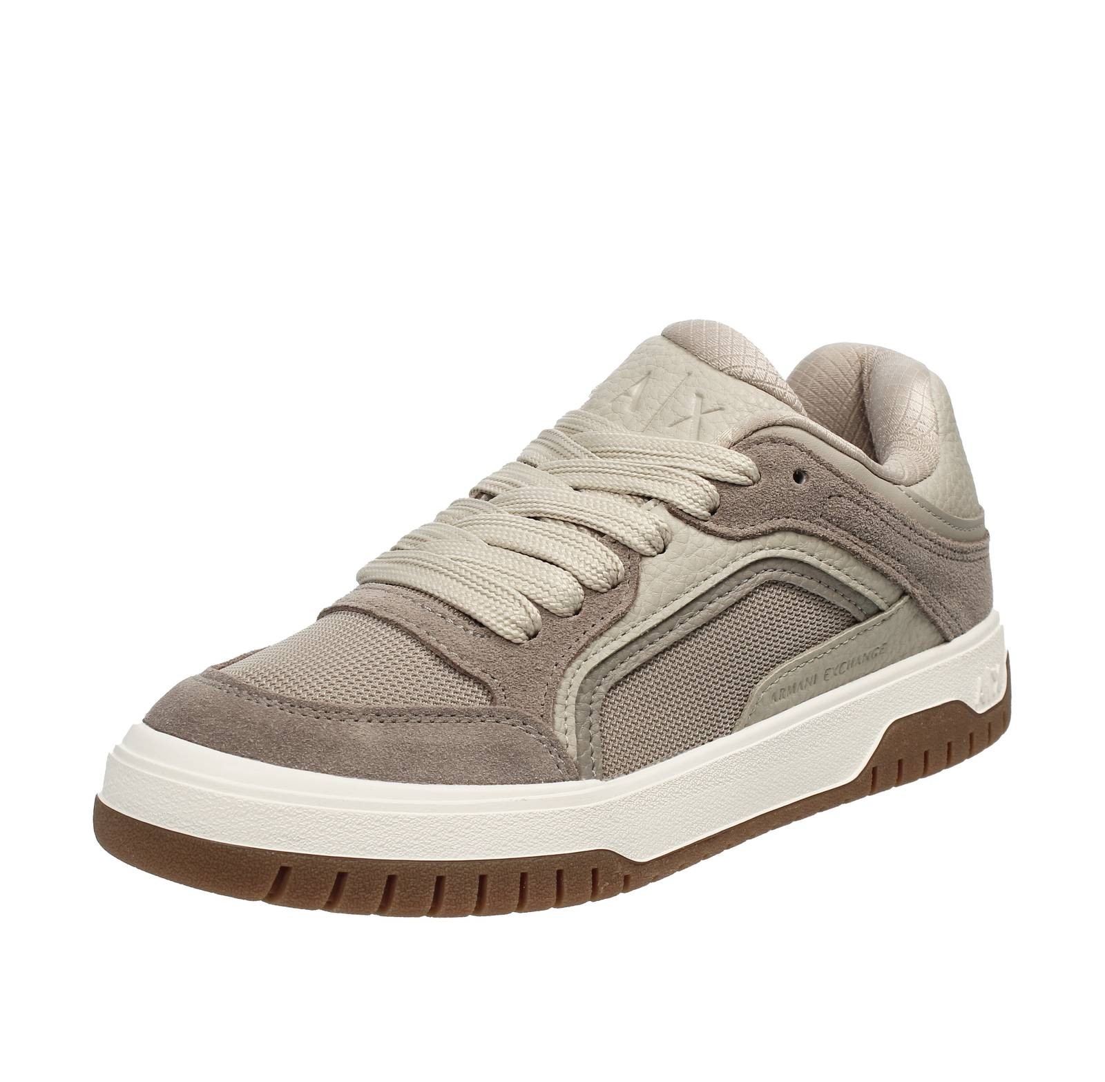 Низкие замшевые кроссовки Armani Exchange Sand - Gre 40 6 долларов США 31290₽