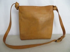 Able Leather Rachel Utility Tote Bag Purse Whiskey Brown 10"