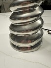 VTG MCM Space Age Spiral   Design Chrome Table Lamp 1960’s — photo 4