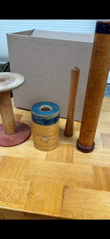 Four Antique Bobbins