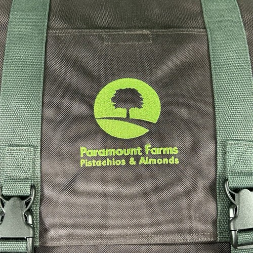 NUOVA borsa messenger per laptop Patagonia Daily Grind stile 48882 marrone ricamata - Foto 3 di 11