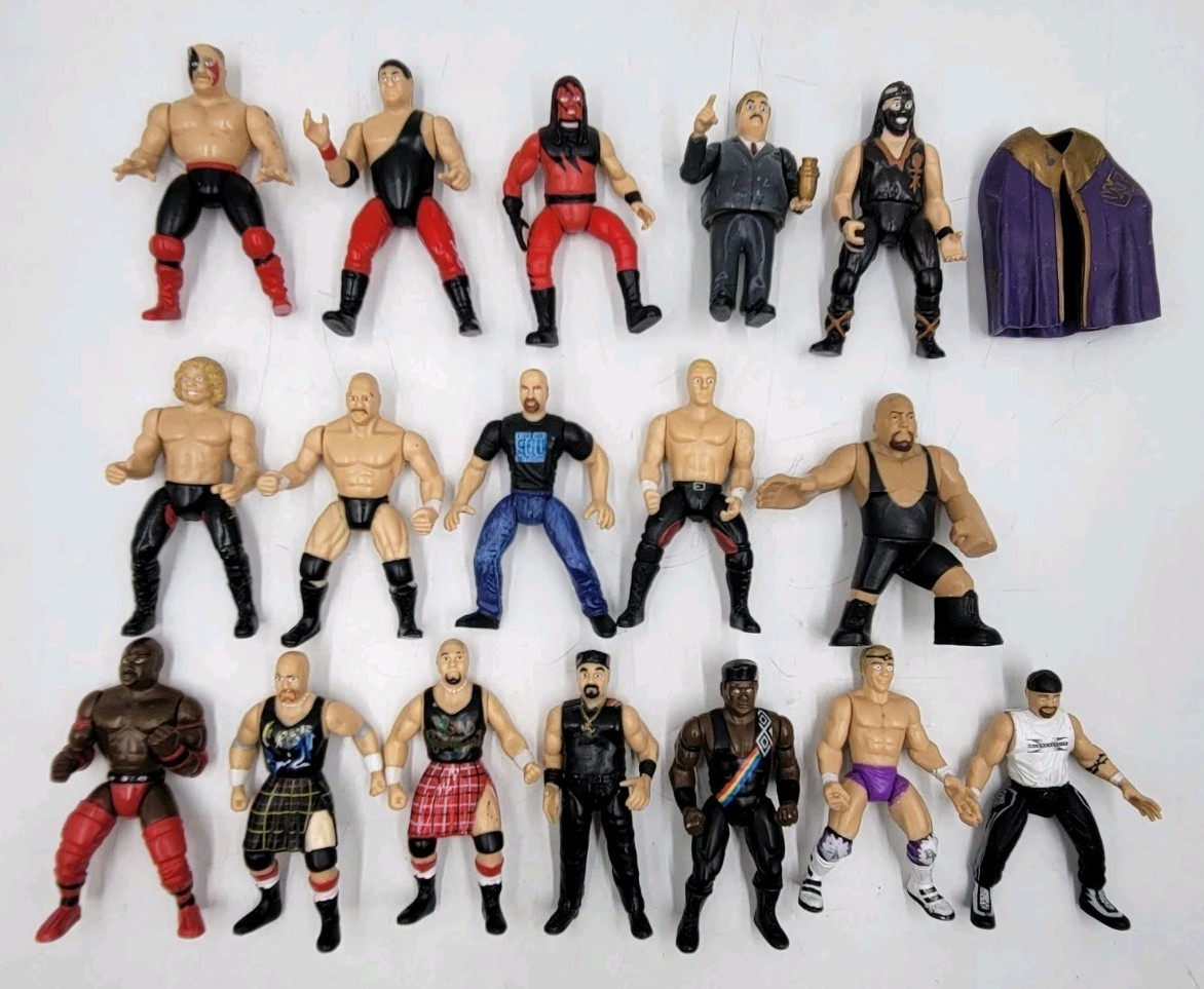 WWE WWF Jakks Micro Aggression Rumblers 2