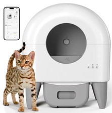 95l Self-cleaning Automatic Cat Litter Box With 2 Free Trash Bag Rolls