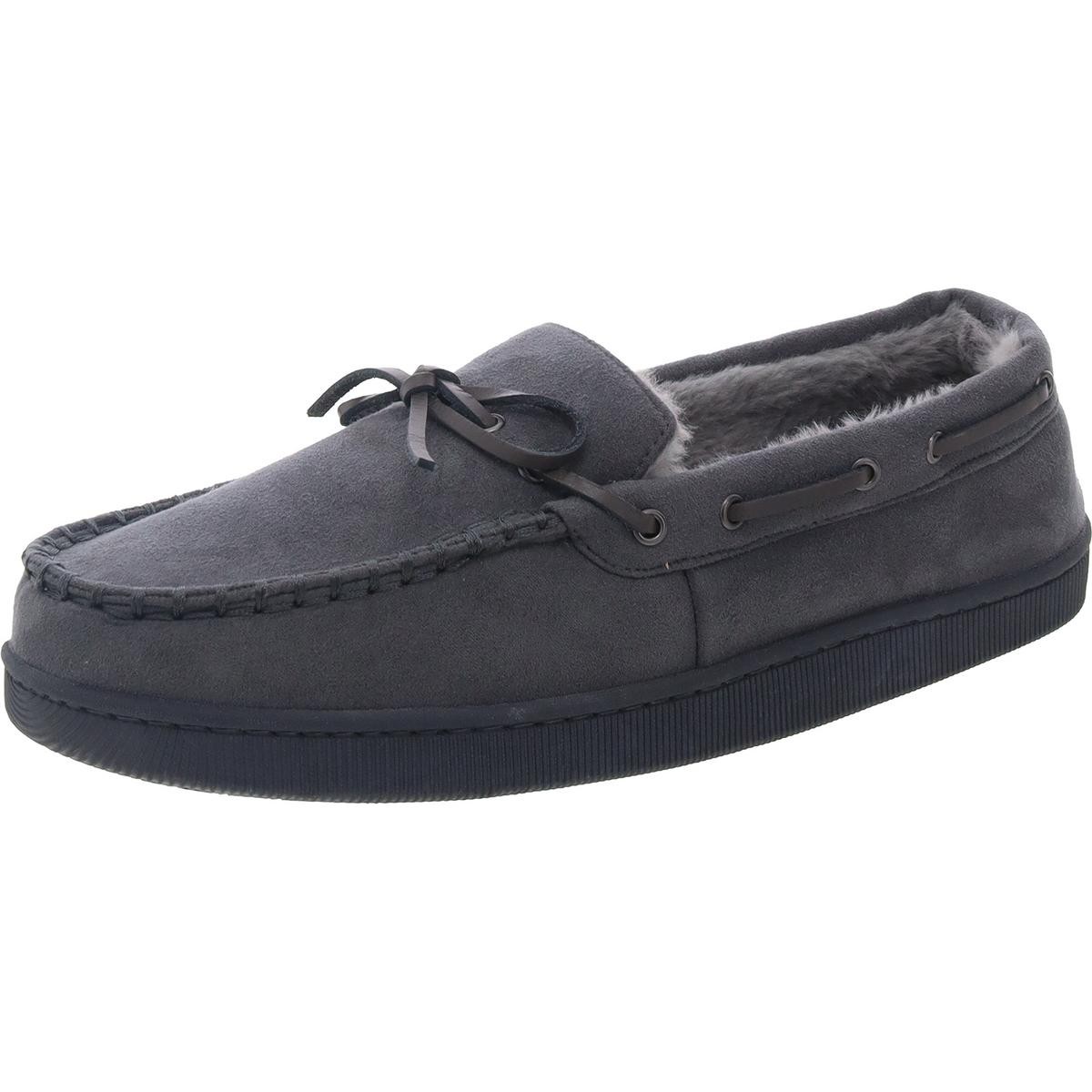 Клубные мужские шлепанцы-мокасины Core Grey с бантом 10-11 Medium D BHFO 1638 10290₽