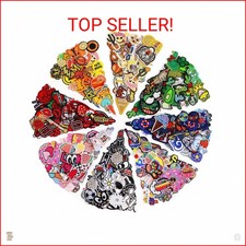NICEVINYL Embroidered Iron-on Patches Applique: 72Pcs Random Assorted Decorative