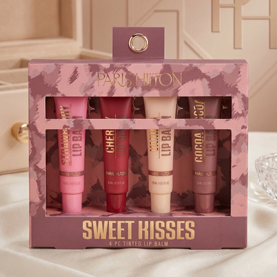 Paris Hilton Sweet Kisses 4pc Tinted Moisturizing Lip Balm Set 15