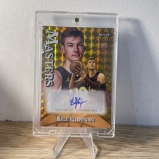 2024-25 Topps Finest Kyle Filipowski Masters Gold Auto 12/50 RC 