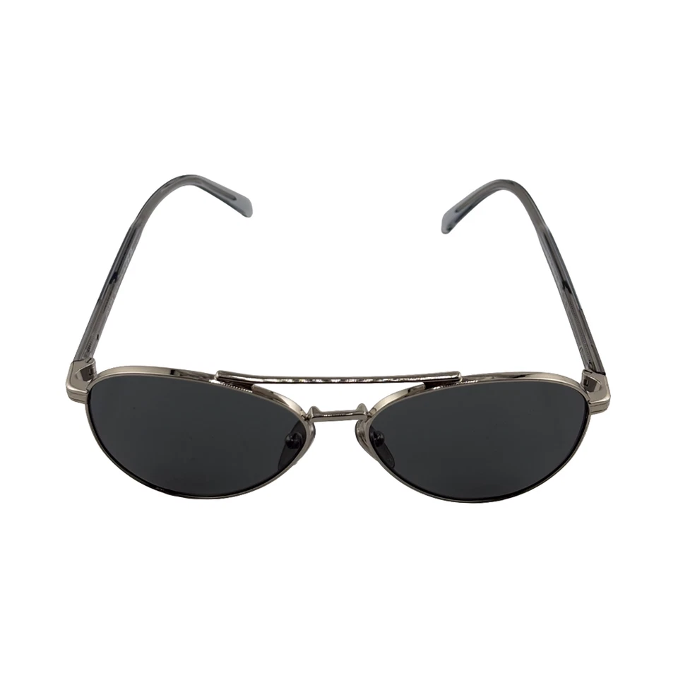 Prada PR A58S Silver Aviator Sunglasses 58mm 14mm 145mm - DEFECT - Image 3 of 4