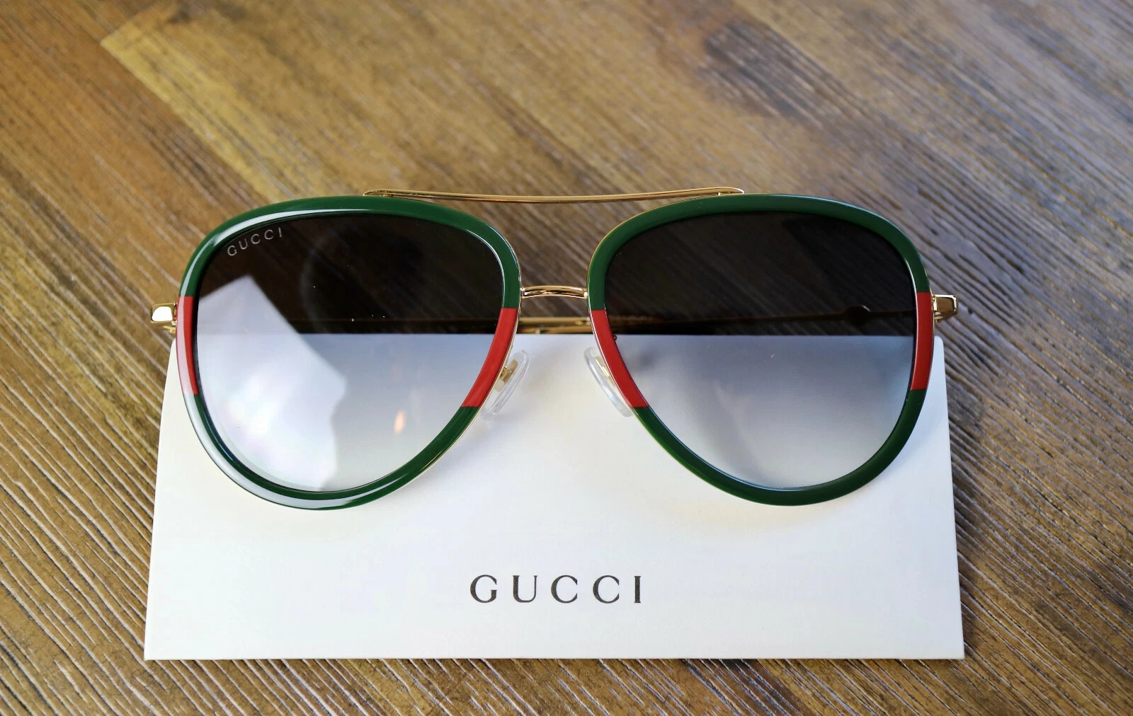 Gucci GG0062S Aviator Sunglasses