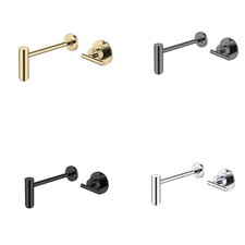 Wall Mounted Brass Bathroom Tub Faucet Single Handle Basin Mixer Tap Two Holes