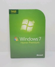 Microsoft Windows 7 Home Premium Upgrade 32  64 Bit DVDs MS WIN New Retail Box