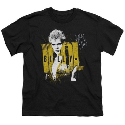 Vtg Billy Idol Music Star Heavy Cotton Black Full Size Unisex Shirt
