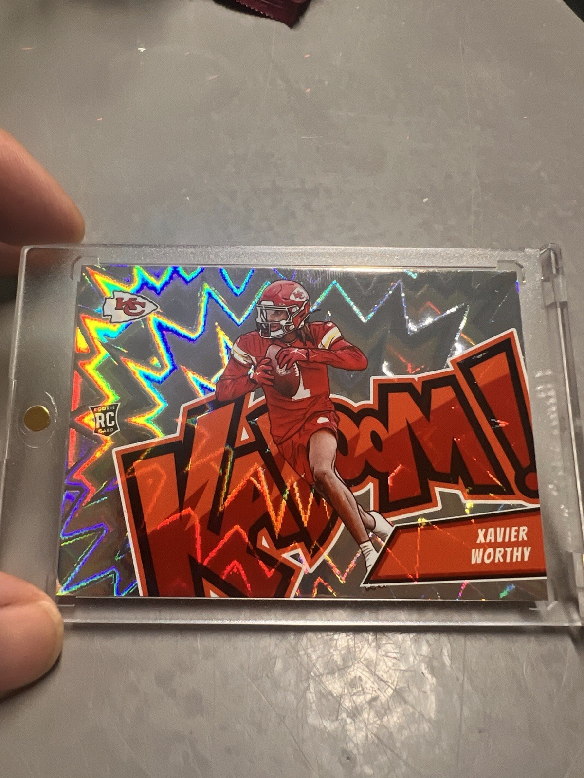 2024 Panini Absolute - Kaboom! Horizontal Xavier Worthy Rookie