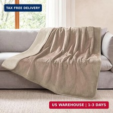 Luciphia Waterproof Blanket for Large Dog Ultra-Soft  Calming Pet Throw Reversi