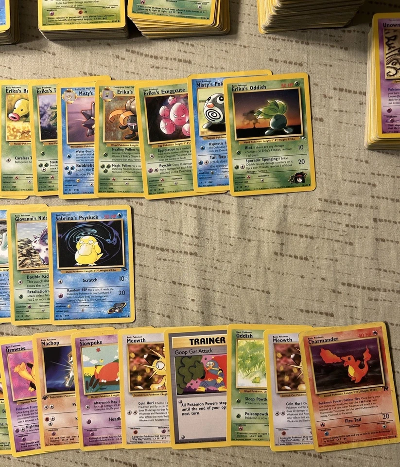 Vintage Pokemon Card Lot Multiple Sets 200+ Base Set Unlimited; Jungle; Fossil - Image 3 of 4