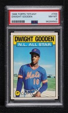 1986 Topps All Star Collector's Edition (Tiffany) Dwight Gooden #709 PSA 8 0nr3