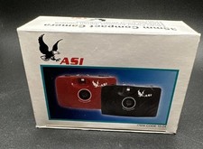 ASI 35mm Compact Camera Black Vintage New In Box Old Stock