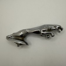 Vintage Chrome Jaguar 5 Inch Leaping Cat Hood Ornament Bonnet Badge Emblem Vintage Chrome Jaguar 5 Inch Leaping Cat Hood Ornament Bonnet Badge Emblem