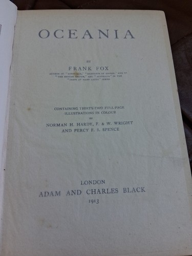 Oceania (Frank Fox - 1913) A 1913 history book, with colored illustrations - Picture 6 of 11