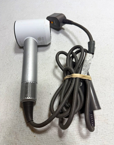 Dyson Supersonic HD01 Standard Hair Dryer Ionic, White/Silver, 1600W *no power*