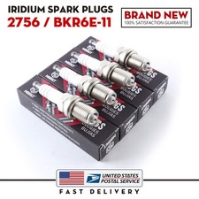 4x For Ngk 2756bkr6e-11 For Ngk Modigt Resistor Spark Plugs Oem High Quality
