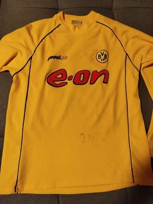Original BVB Dortmund Trikot 2002/03 Metzelder - signiert Addo Ewerthon - Bild 1 von 4