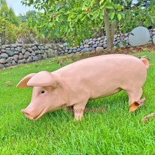 Schwein Sau Ferkel Bauernhof Zucht Figur Dekofigur Statue Skulptur Garten Tier