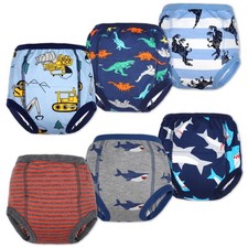 Cotton Training Pants Strong Absorbent Potty Training Underwear for Baby Boy 5T
