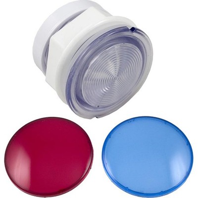 Light Wall Fitting, Waterway, 2-5/8''hs, w/Reflector