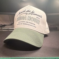 Huega House Cherish the Moments Baseball Cap White Green