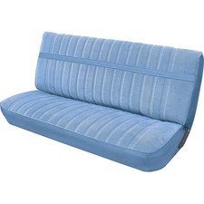 1973-80 Gm Truck With Folding Bench Seat - Vinylvelour Upholstery - Medium Blue 1973-80 Gm Truck With Folding Bench Seat - Vinylvelour Upholstery - Medium Blue
