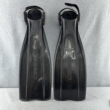 Cressi Pro Light Open Heel Scuba Dive Fins Black Size Medium/Large Italy