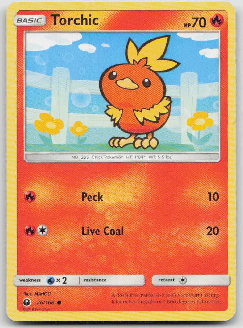 Torchic 26/168 Common Celestial Storm Pokemon LP