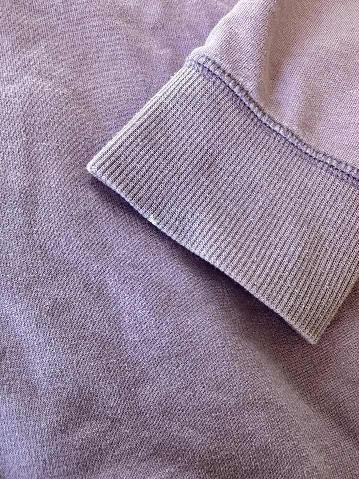 Antigua sudadera azul marino púrpura manga larga cuello redondo (0016) Foto 2 de 4