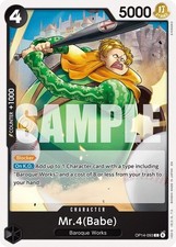 Mr.4(Babe) C The Azure Sea's Seven OP14-093 NM