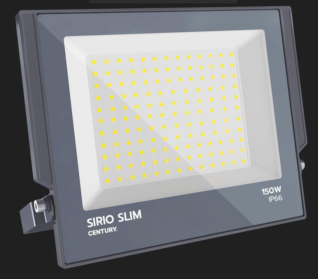 Proiettore Industriale LED 150W 15750Lm Century Sirio Slim 4000K