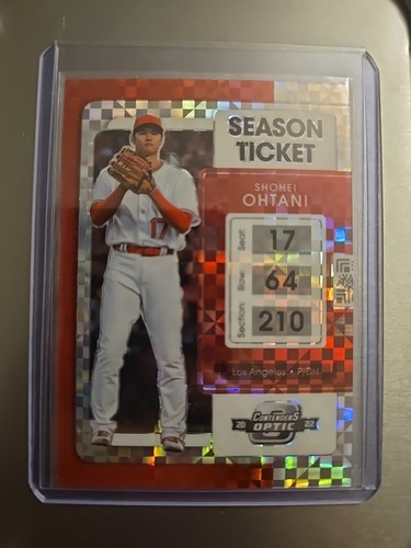 2022 Panini Chronicles - Contenders Optic Shohei Ohtani #4 Building Blocks Prizm