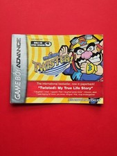 WarioWare: Twisted Manual Game Boy Advance Nintendo GBA Authentic No Game Box