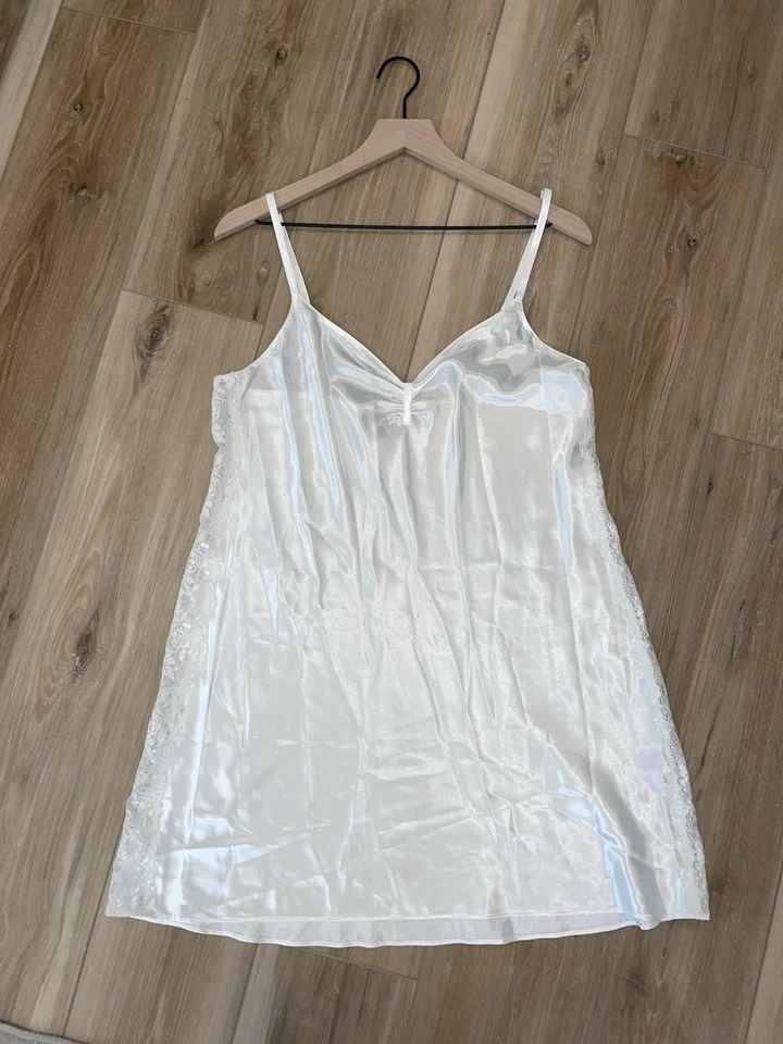 Conjunto de 7 vestidos de noche vintage de satén Linea Donatella y Morgan Taylor nuevo con etiquetas talla L Foto 2 de 4
