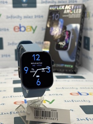 Reflex Active Series 40 Smartwatch mit blauem Armband Calling