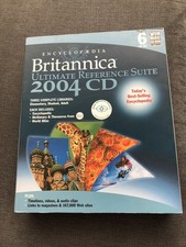 Encyclopedia Britannica 2004 Ultimate Reference Suite CDs Dictionary RareBig Box