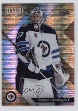 2024-25 Upper Deck Allure Gold Glitter Bomb /199 Connor Hellebuyck #43 0jr6