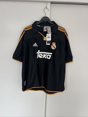 Real Madrid Black Away Jersey Adidas JW1992 Size L NEW w/ Tags