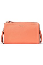 Kate Spade New York Knott Small Leather Crossbody Bag Melon Ball Pebbled NWT