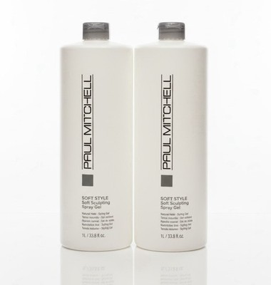 Paul Mitchell Soft Style Soft Sculpting Spray Gel 33.8 oz PACK OF 2 - NEW