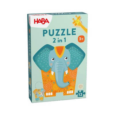 Puzzle 2in1 Elefant | Deutsch | Spiel | 2025 | HABA Sales GmbH & Co.KG